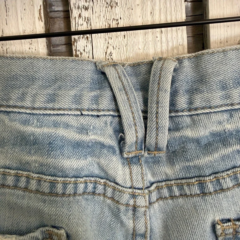 Mossimo Supply Co Bootcut Jeans Women 7 Low Rise Y2K Light Wash 31x32 - Picture 11 of 11